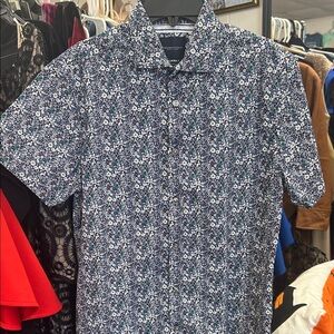 Denim & Flower Blue Floral Men's Shirt